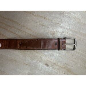 Tony Lama Brown Leather Belt